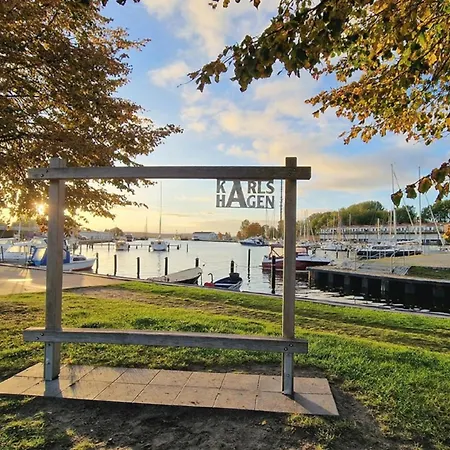 Mein Hafen Mit Yachthafenblick Terrasse Strandkorb Wlan Parkplatz